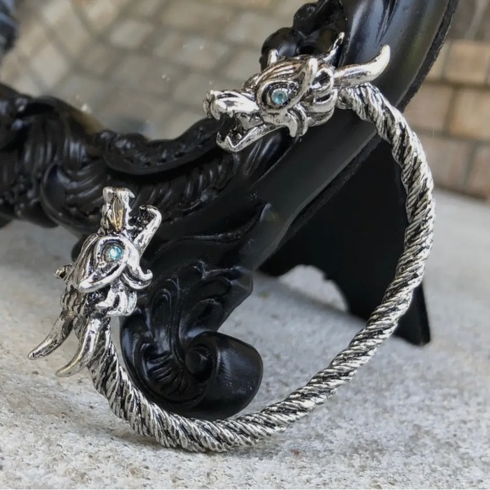 Double Headed Dragon Norse Bracelet